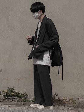 「0658（ゼロロクゴーハチ）のアイテム」を使った、89さん（メンズ・168cm）の春コーディネート