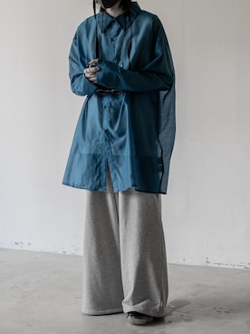 「Utusiyo（ウツシヨ）のアイテム（パンツ）」を使った、89さん（メンズ・168cm）の春コーディネート