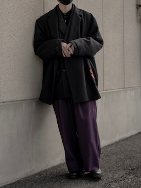「BISHOOL（ビシュール）のアイテム（ジャケット/アウター）」を使った、89さん（メンズ・168cm）の冬コーディネート