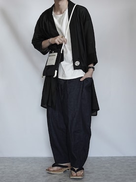 「Snow Peak（スノーピーク）のアイテム」を使った、89さん（メンズ・168cm）の夏コーディネート