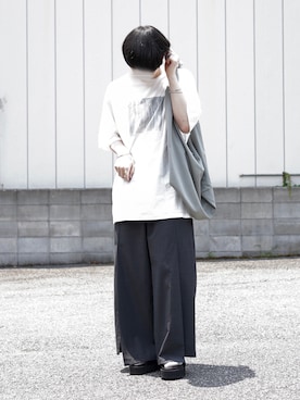 「0658（ゼロロクゴーハチ）のアイテム」を使った、89さん（メンズ・168cm）の夏コーディネート