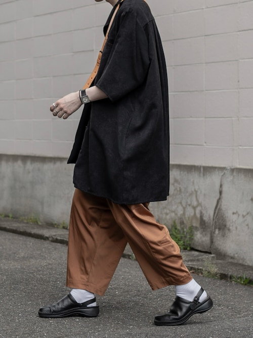 ドゥルカマラ dulcamara 太畝コーデュロイ切替パンツ