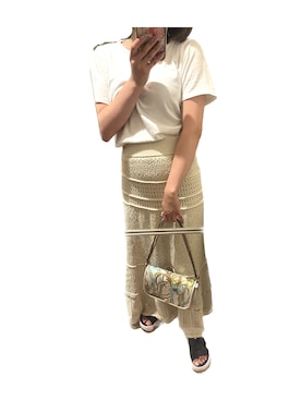 「TORY BURCH（トリーバーチ）のアイテム」を使った、sariさん（レディース・148cm）の夏コーディネート