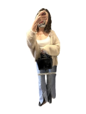 「Rodeo Crowns（ロデオクラウンズ）のアイテム（ジャケット/アウター）」を使った、sariさん（レディース・148cm）の秋コーディネート