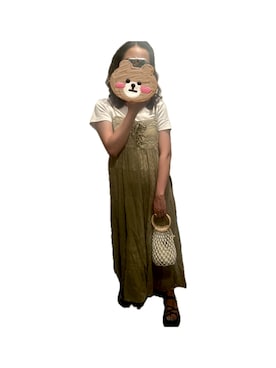 「アイテム（タンクトップ）」を使った、sariさん（レディース・148cm）の夏コーディネート