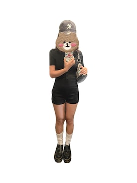 「アイテム（オールインワン・サロペット）」を使った、sariさん（レディース・148cm）の秋コーディネート