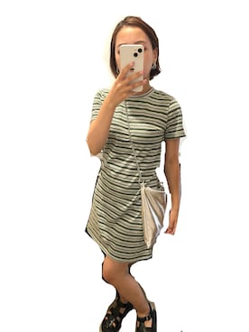 「IMAGE（イマージュ）のアイテム（バッグ）」を使った、sariさん（レディース・148cm）の夏コーディネート