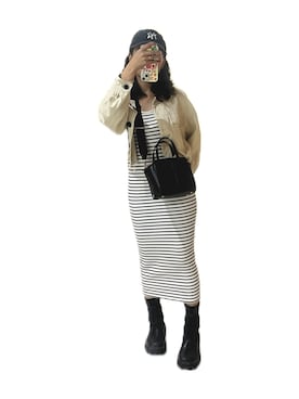 「アイテム（ワンピース/ドレス）」を使った、sariさん（レディース・148cm）の秋コーディネート