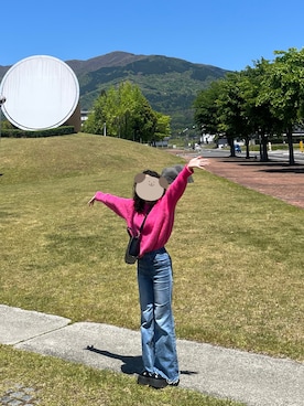 「rienda（リエンダ）のアイテム」を使った、sariさん（レディース・148cm）の夏コーディネート