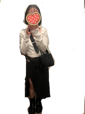 「SHEINのアイテム（シューズ、ブラック系）」を使った、sariさん（レディース・148cm）の夏コーディネート