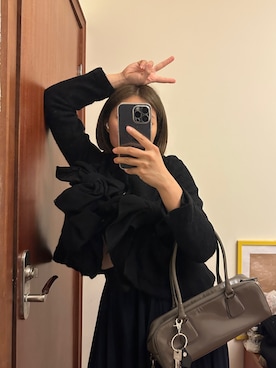 「CDG（シーディージー）のアイテム（ジャケット/アウター）」を使った、大丹さん（レディース・165cm）の春コーディネート