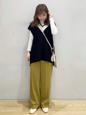 「アイテム（その他トップス）」を使った、ʀɪʜᴏ ☺︎さん（レディース・147cm・20代）の冬コーディネート