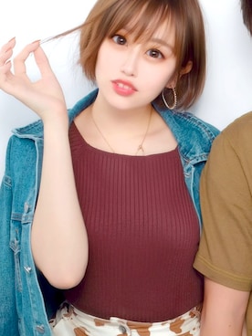 「SAAD（サード）のアイテム」を使った、☆UrARa☆さん（レディース・165cm）の夏コーディネート