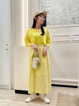 「To b. by agnes b.（トゥービーバイアニエスベー）のアイテム（ショルダーバッグ）」を使った、To b. by agnès b.さん（レディース・160cm）の夏コーディネート