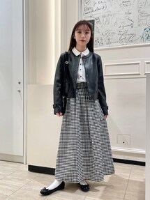 高級感 アニエス・b 巻きスカート UBL1 JUPE スカート ｜agnès b. FEMME（ファム）｜アニエスベー