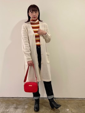 「To b. by agnes b.（トゥービーバイアニエスベー）のアイテム（ブーツ）」を使った、To b. by agnès b.さん（レディース・160cm）の秋コーディネート