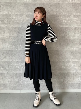 To b. by agnès b.さん（レディース・160cm）の冬コーディネート