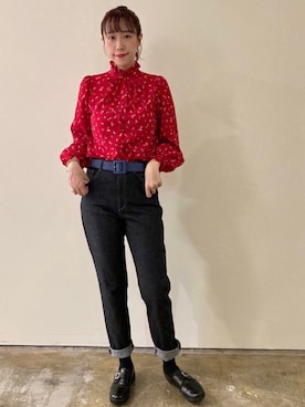 「To b. by agnes b.（トゥービーバイアニエスベー）のアイテム（ファッション雑貨）」を使った、To b. by agnès b.さん（レディース・160cm）の秋コーディネート