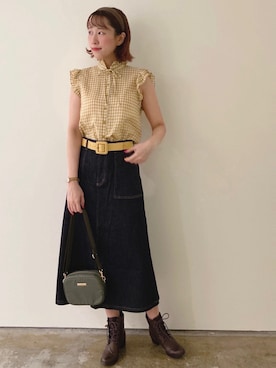 「To b. by agnes b.（トゥービーバイアニエスベー）のアイテム（ファッション雑貨）」を使った、To b. by agnès b.さん（レディース・160cm）の春コーディネート