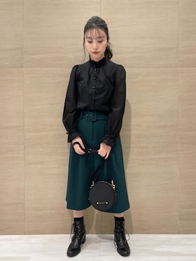 「To b. by agnes b.（トゥービーバイアニエスベー）のアイテム（ブーツ）」を使った、To b. by agnès b.さん（レディース・153cm）の夏コーディネート