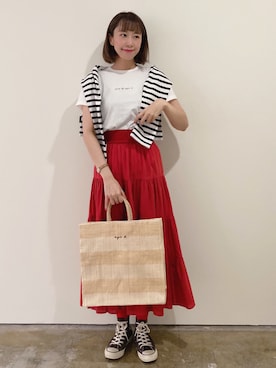 To b. by agnès b.さん(レディース・160cm)の春コーディネート