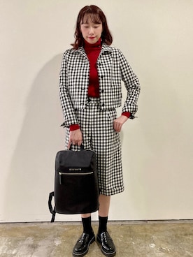 「アニエスベー」｜「アイテム（その他アウター）」を使った、To b. by agnès b.さん（レディース・160cm）の秋コーディネート