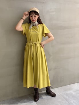 「To b. by agnes b.（トゥービーバイアニエスベー）のアイテム（ブーツ）」を使った、To b. by agnès b.さん（レディース・160cm）の春コーディネート