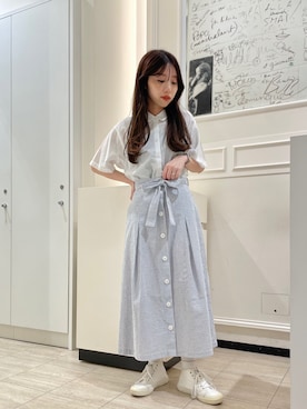 「フレンチカジュアル」｜To b. by agnès b.さん（レディース・153cm）の夏コーディネート