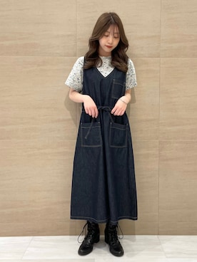 「To b. by agnes b.（トゥービーバイアニエスベー）のアイテム（ブーツ）」を使った、To b. by agnès b.さん（レディース・153cm）の春コーディネート