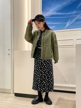 「アニエスベー」｜「アイテム（ジャケット/アウター）」を使った、To b. by agnès b.さん（レディース・153cm）の冬コーディネート