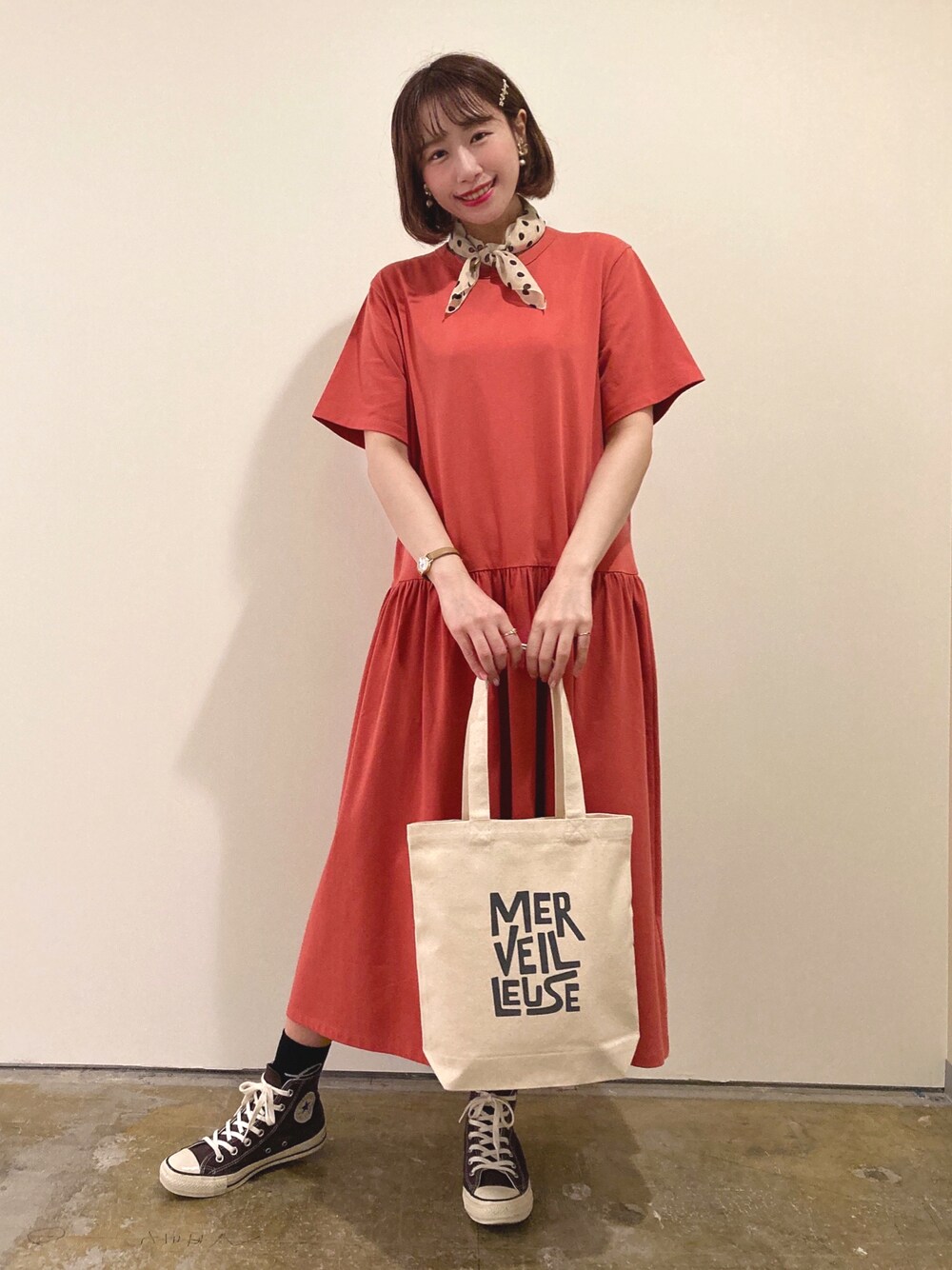 Tシャツワンピ　赤白ボーダー　ドッキング　ベイビーT iami 楽天市場】あみあみ（柄ボーダー）（レディースファッション）の通販