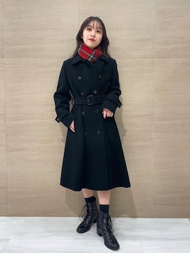「アニエスベー」｜「アイテム（その他アウター）」を使った、To b. by agnès b.さん（レディース・153cm）の秋コーディネート