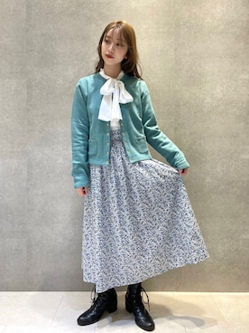 「To b. by agnes b.（トゥービーバイアニエスベー）のアイテム（ブーツ）」を使った、To b. by agnès b.さん（レディース・153cm）の春コーディネート