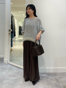 「DouDou（ドゥドゥ）のアイテム」を使った、Miyabi さん（レディース・153cm）の秋コーディネート