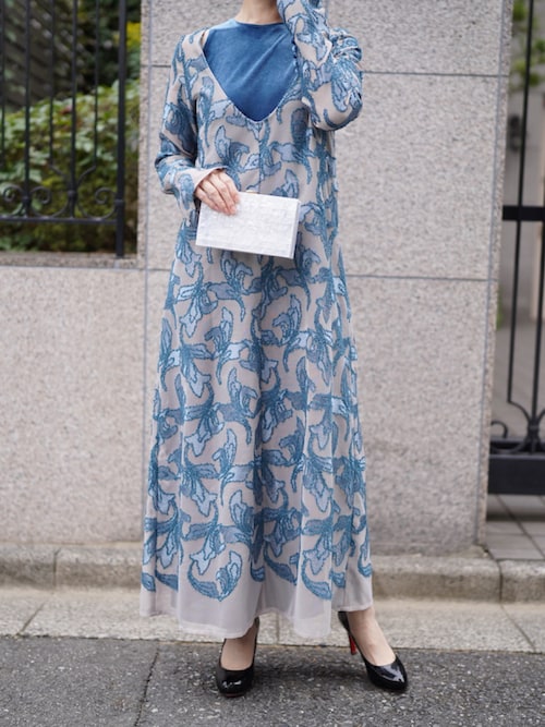 ameri vintage ドレス 青 アメリビンテージ Ameri VINTAGE ドレス ワンピース - メルカリ