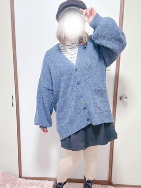 「アイテム（キャスケット）」を使った、shiroさん（レディース・153cm）の秋コーディネート