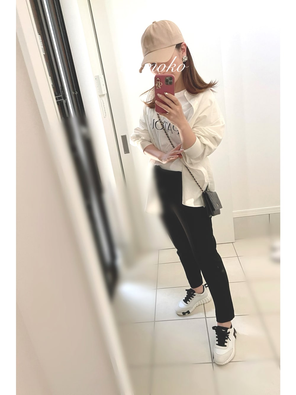HERMESのスニーカーを使った人気ファッションコーディネート