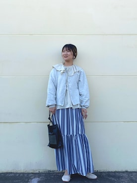 shihoさん（レディース・158cm）の春コーディネート