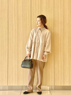 「ワントーンスタイル」｜shihoさん（レディース・158cm）の春コーディネート