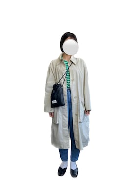 「UNIQLO（ユニクロ）のアイテム（トレンチコート）」を使った、aikさん（レディース・161cm）の秋コーディネート