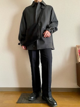 「MACKINTOSH PHILOSOPHY（ﾏｯｷﾝﾄｯｼｭ ﾌｨﾛｿﾌｨｰ）のアイテム（ジャケット/アウター）」を使った、でん。さん（メンズ・165cm）の冬コーディネート