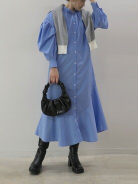 yuminyさん（レディース・162cm）の冬コーディネート