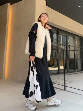 「corners」｜「アイテム（その他アウター）」を使った、yuminyさん（レディース・162cm）の秋コーディネート