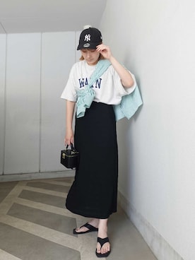 yuminyさん（レディース・162cm）の夏コーディネート