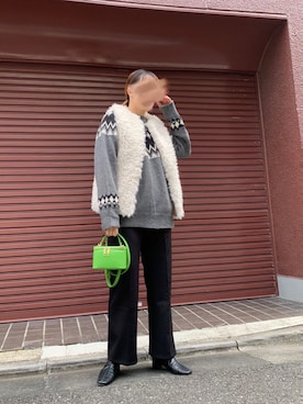 「corners」｜「アイテム（その他アウター）」を使った、yuminyさん（レディース・162cm）の秋コーディネート