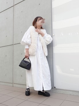 「corners」｜「アイテム（その他アウター）」を使った、yuminyさん（レディース・162cm）の秋コーディネート