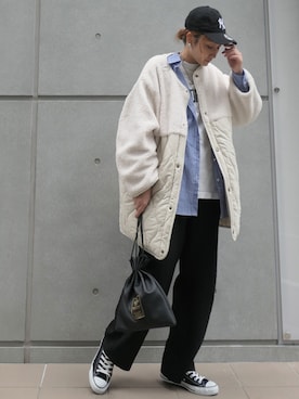 「キャップ女子」｜yuminyさん（レディース・162cm）の秋コーディネート