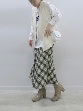 yuminyさん（レディース・162cm）の春コーディネート