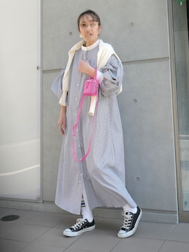 「かたかけ」｜yuminyさん（レディース・162cm）の冬コーディネート