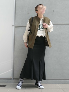 yuminyさん（レディース・162cm）の春コーディネート